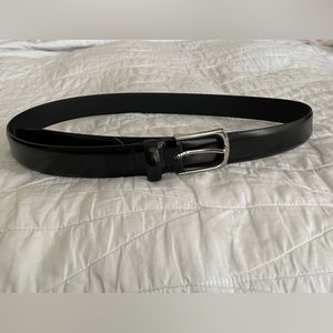 Zara Men’s Black Leather Belt SIZE 90 (US 36)